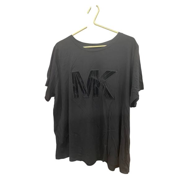 Michael Kors Black Tee 3X – Classic Crewneck, Plus Size, EUC - Picture 3 of 6